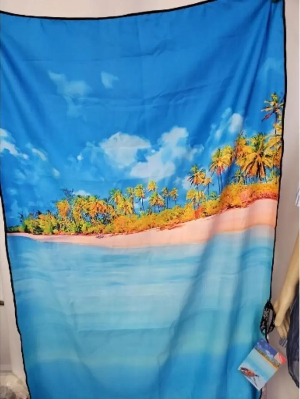 Ocean Pacific beach towel 37”X70” Oeko Tex Multicolor Beach Club NEW #H